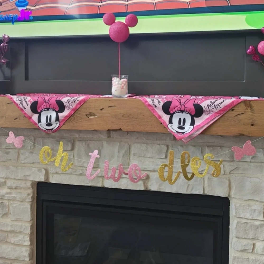 Oh TWOdles Pink Party Decor Set